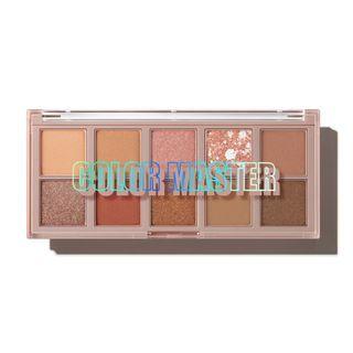 The Saem - Color Master Shadow Palette New - 2 Colors #01 Baked Peanut
