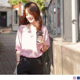 Duo Pearled 3/4 Sleeved Blouse