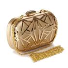Chain Strap Evening Box Bag
