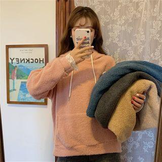 Fleece Hoodie / Lace Top