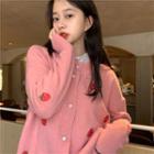 Strawberry Print Cardigan