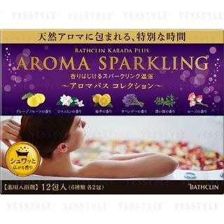 Bathclin - Karada Plus Aroma Sparkling Bath Salt Collection 30g X 12 Pcs