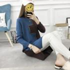 Two-tone Knit Tunic