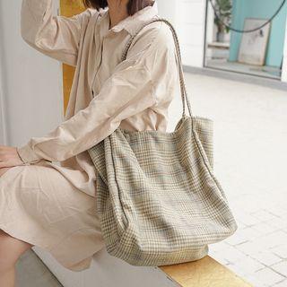 Plaid Shopping Bag