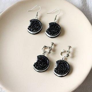 Resin Biscuits Dangle Earring