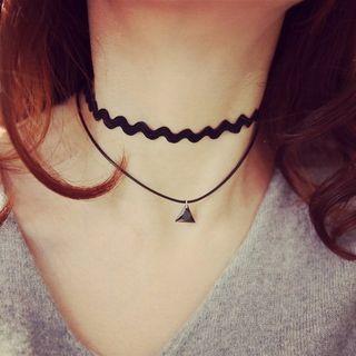 Triangle Layered Necklace