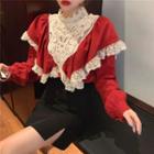 Long-sleeve Top / A-line Skirt