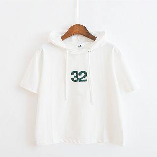 Number Short-sleeve Hoodie