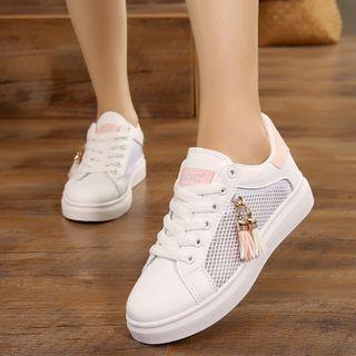 Tassel Lace Up Sneakers