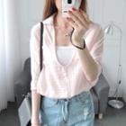 Check Loose-fit Blouse