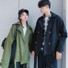 Couple Matching Double-breasted Trench Jacket