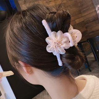 Flower Chiffon Hair Clamp