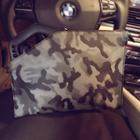 Camouflage Faux Leather Clutch