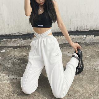 High-waist Cutout Sweatpants