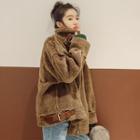 Lamb Wool Zip Cotton Jacket