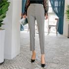 Houndstooth Tapered Dress Pants