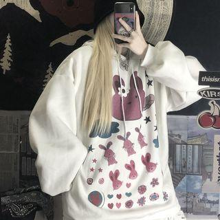 All Over Rabbit Hoodie
