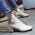 Pointed Toe Chelsea Ankle Boots