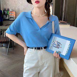 Loose-fit Polo Shirt In 6 Colors