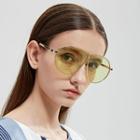 Irregular Frame Non-bridge Sunglasses