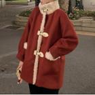 Fleece Lined Buckled Coat