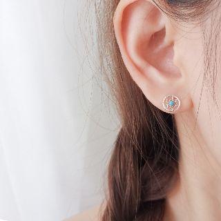 Sterling Silver Dream Catcher Studs