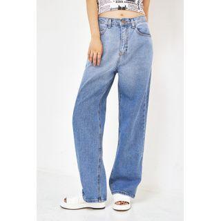 Couple Gradation Wide-leg Jeans