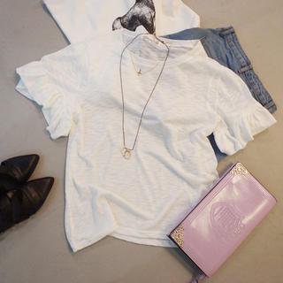 Ruffle Trim Short-sleeve T-shirt