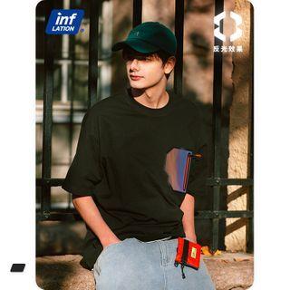 Reflective Short-sleeve Loose T-shirt