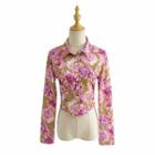 Floral Open Back Shirt