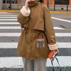 Long-sleeve Applique Fleece Jacket