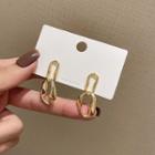 Alloy Chain Dangle Earring 1 Pair - E2957 - Gold - One Size
