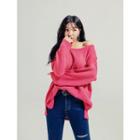 Scoop-neck Loose-fit Sweater In 5 Colors