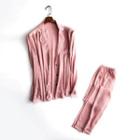Set: Camisole + Top + Shorts + Pants + Hair Tie + Head Band