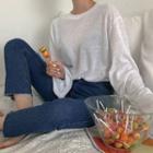 Extra Long-sleeve Relaxed-fit T-shirt