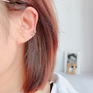 Cz Ear Cuff 1 Pc - Gold - One Size