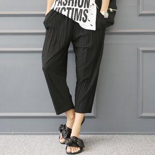 Pleated Baggy-fit Pants