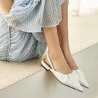 Pointed Slingback Flats