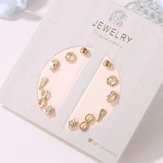 6 Pair Set: Alloy Earring (assorted Designs)