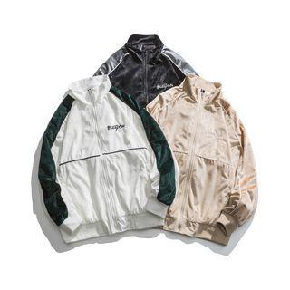 Long-sleeve Panel Zip Jacket
