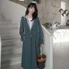 Panel Mock Two-piece Hooded Jacket