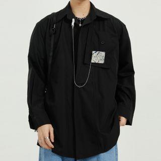 Chained Shirt Jacket