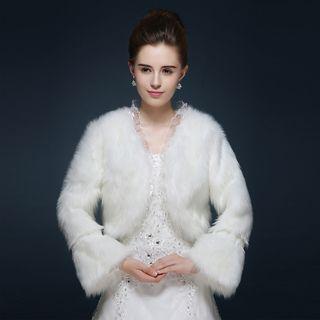 Faux Fur Bridal Jacket