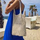 Crochet-knit Shoulder Bag With Pouch