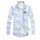 Long-sleeve Pocket-accent Shirt