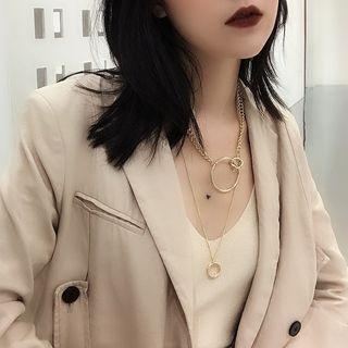 Chain Choker / Hoop Necklace / Set