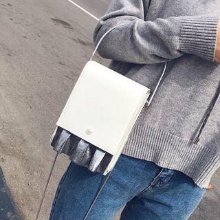 Ruffle-hem Crossbody Bag