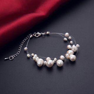 Natural Pearl Layered Bracelet
