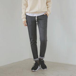 Brushed-fleece Lined Slim-fit Sweatpants