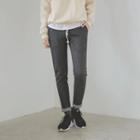 Brushed-fleece Lined Slim-fit Sweatpants